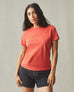 Women's Vintage Crew Tee - Mineral Wash Crimson